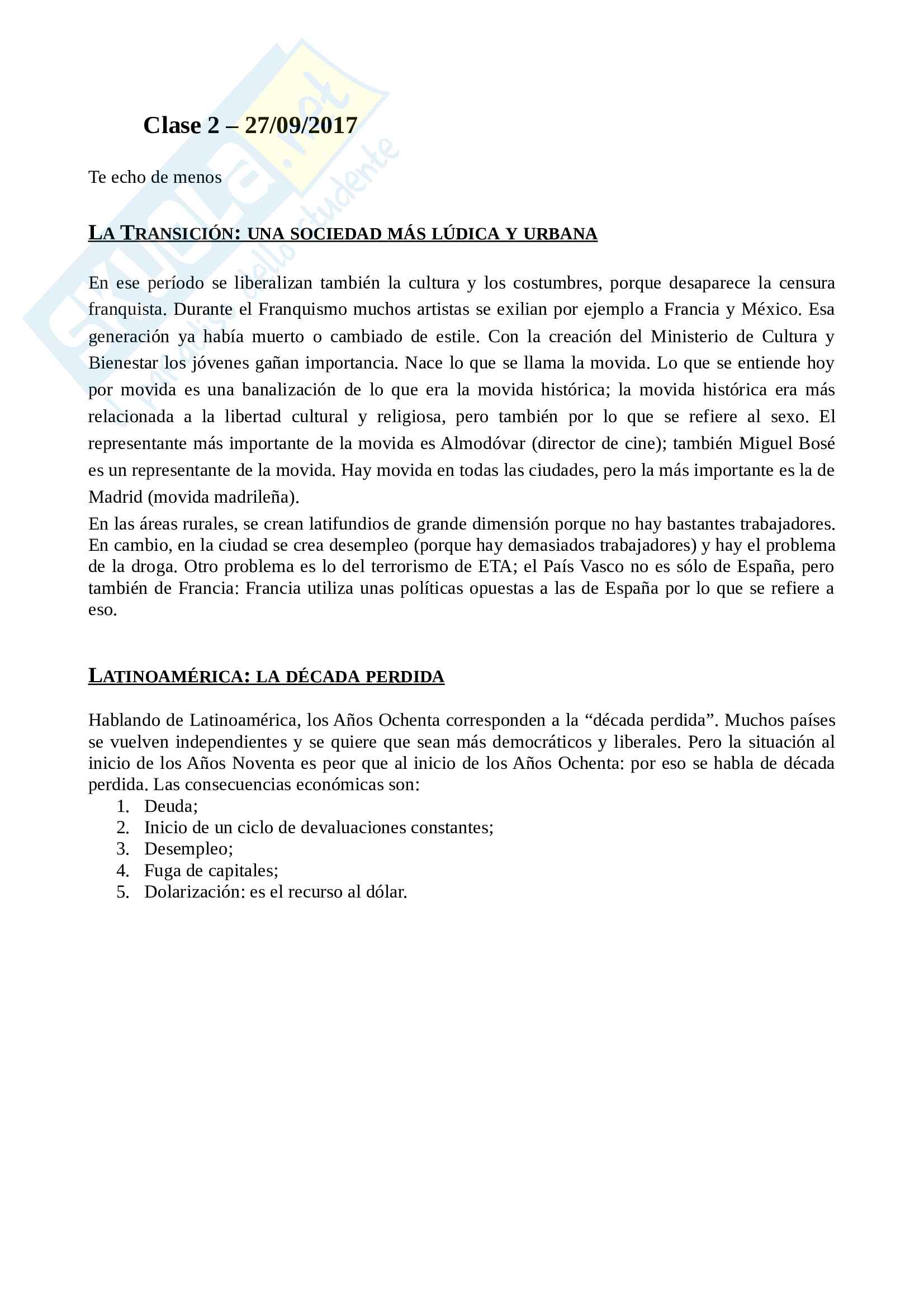 Lingua Spagnola II Pag. 2
