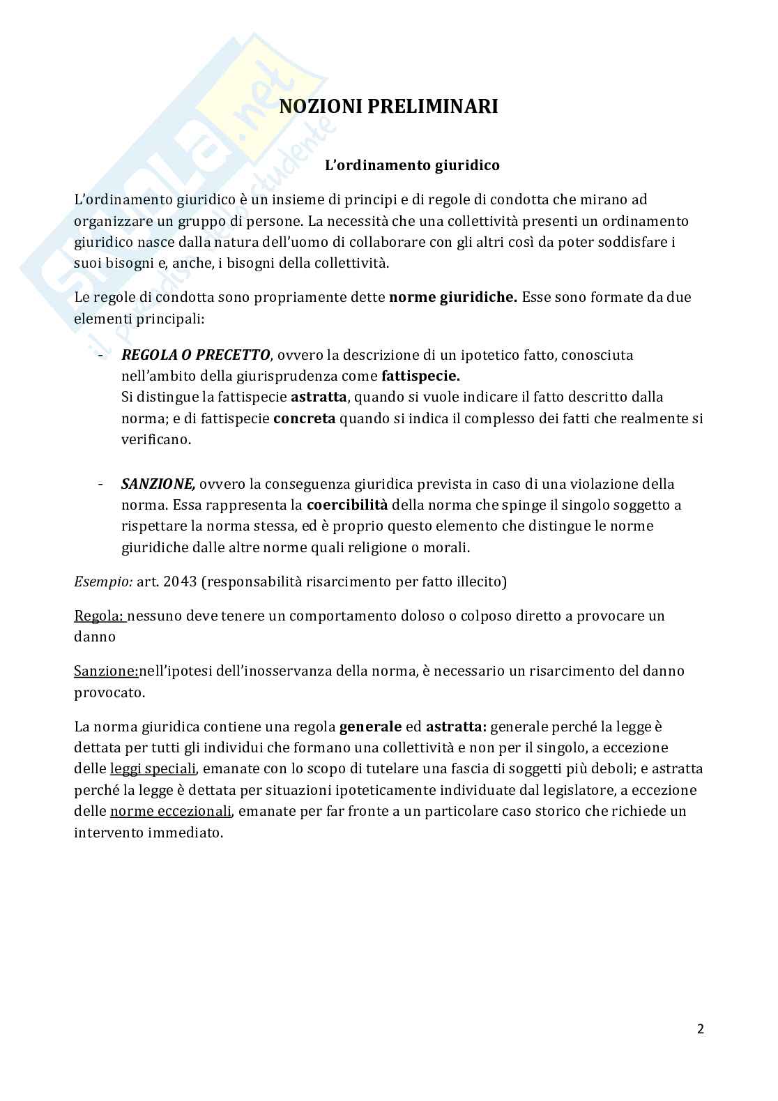Appunti diritto privato Pag. 2