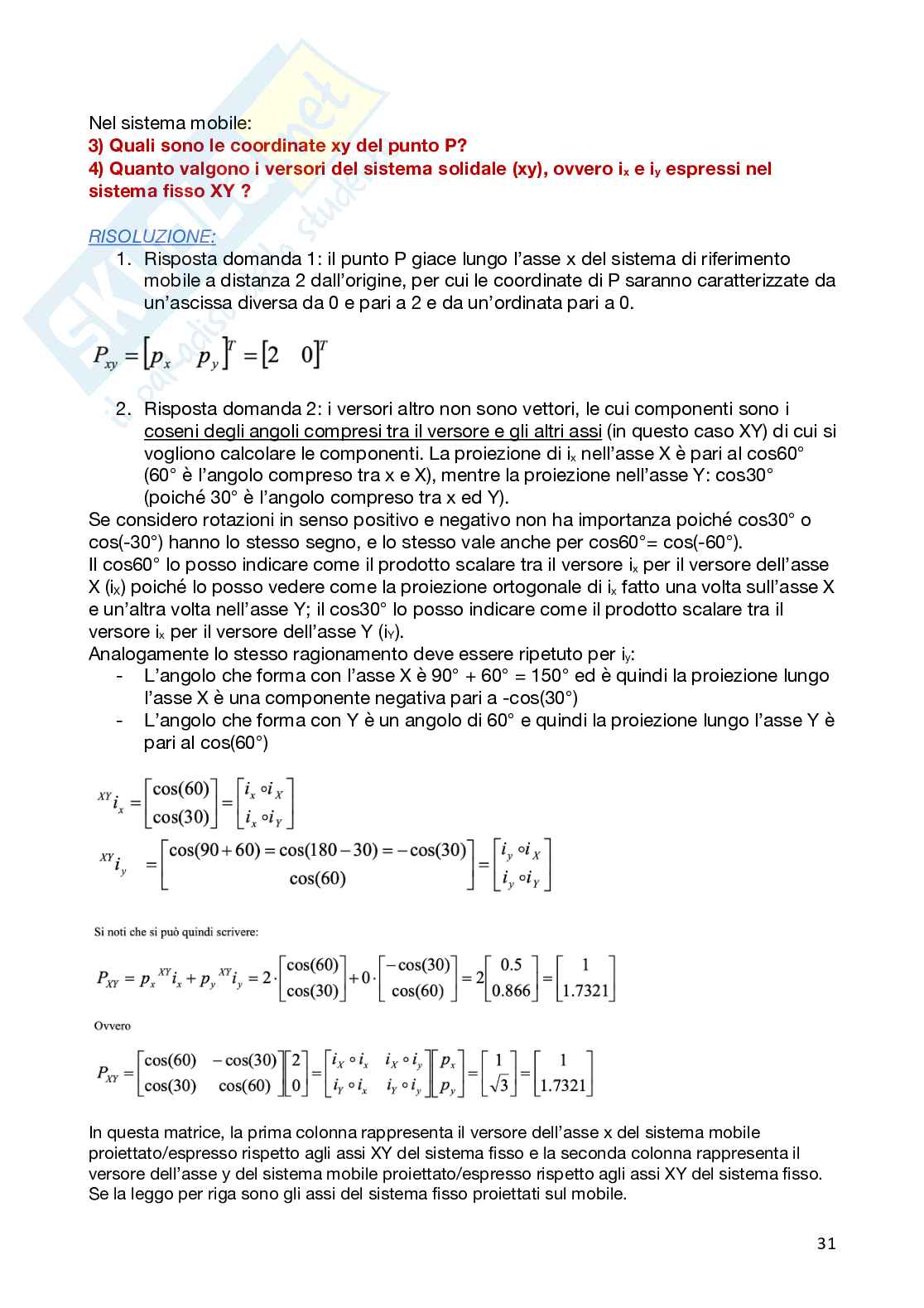 Appunti Biomeccanica del movimento Pag. 31