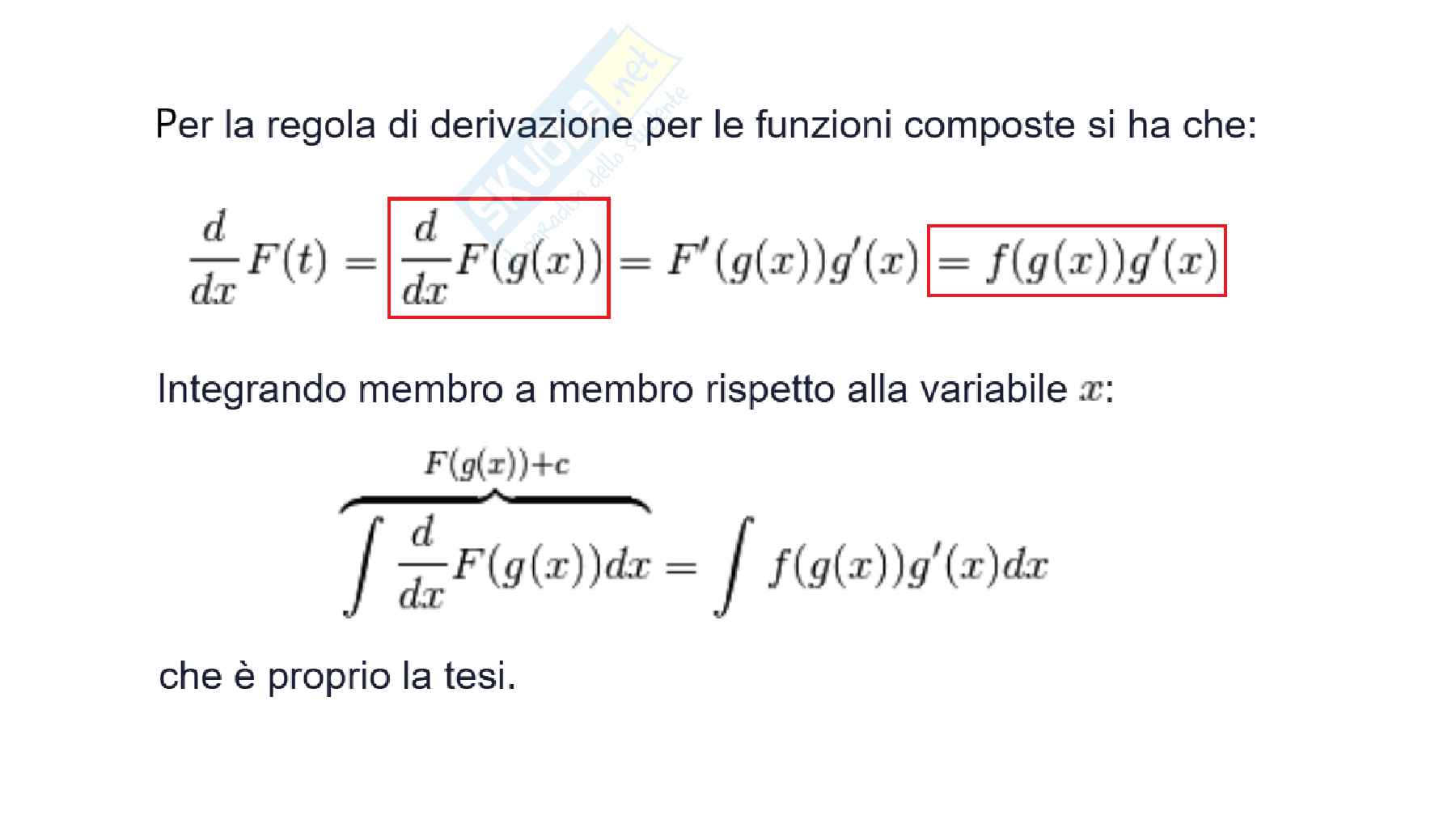 Teoremi sugli integrali Pag. 6