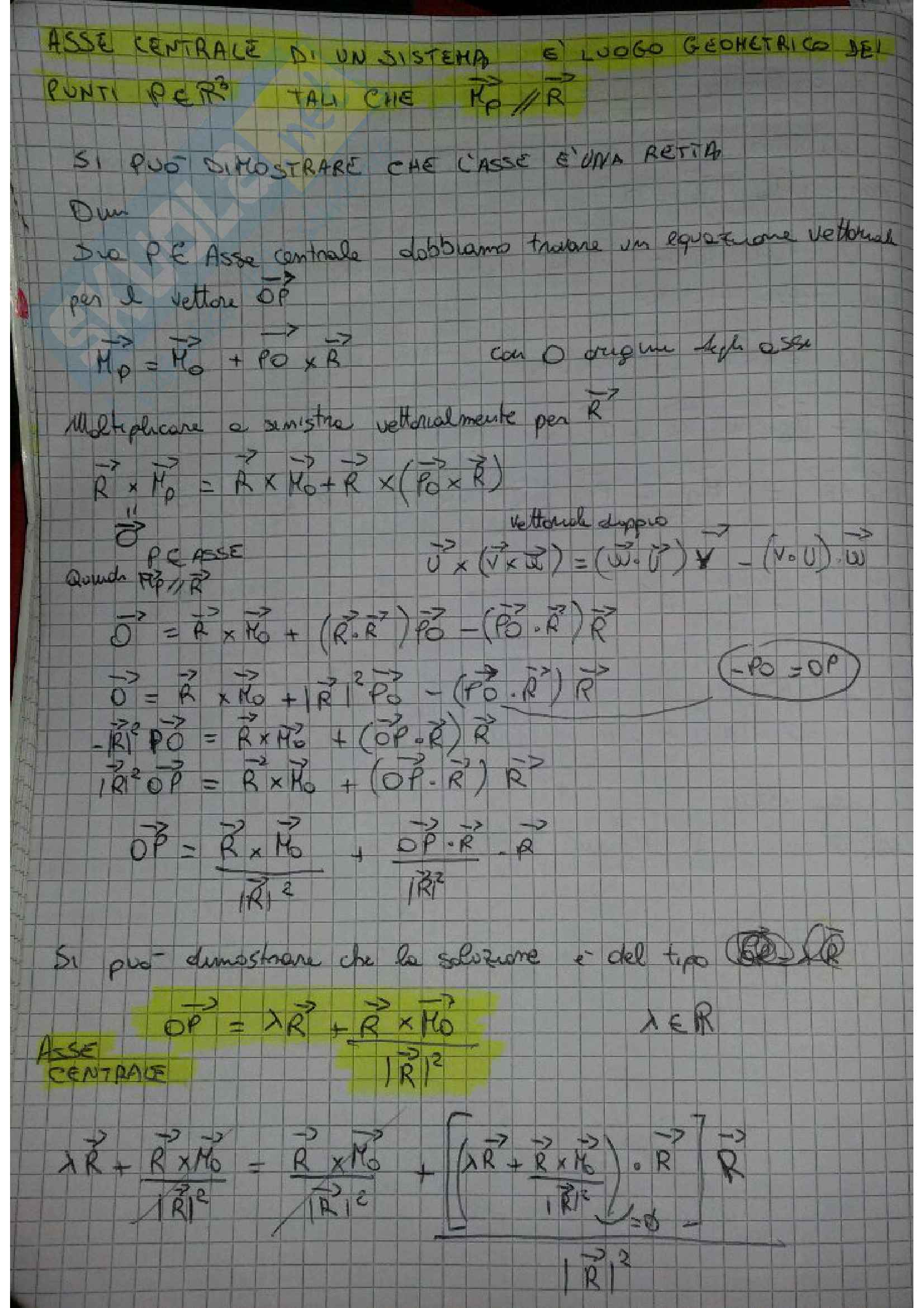 Appunti del corso Meccanica razionale per l'ingegneria Pag. 16