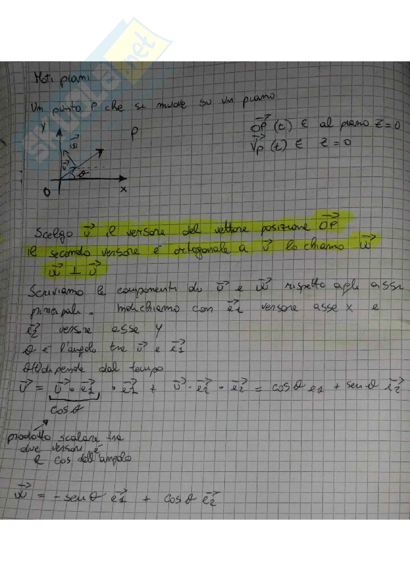 Appunti del corso Meccanica razionale per l'ingegneria Pag. 36