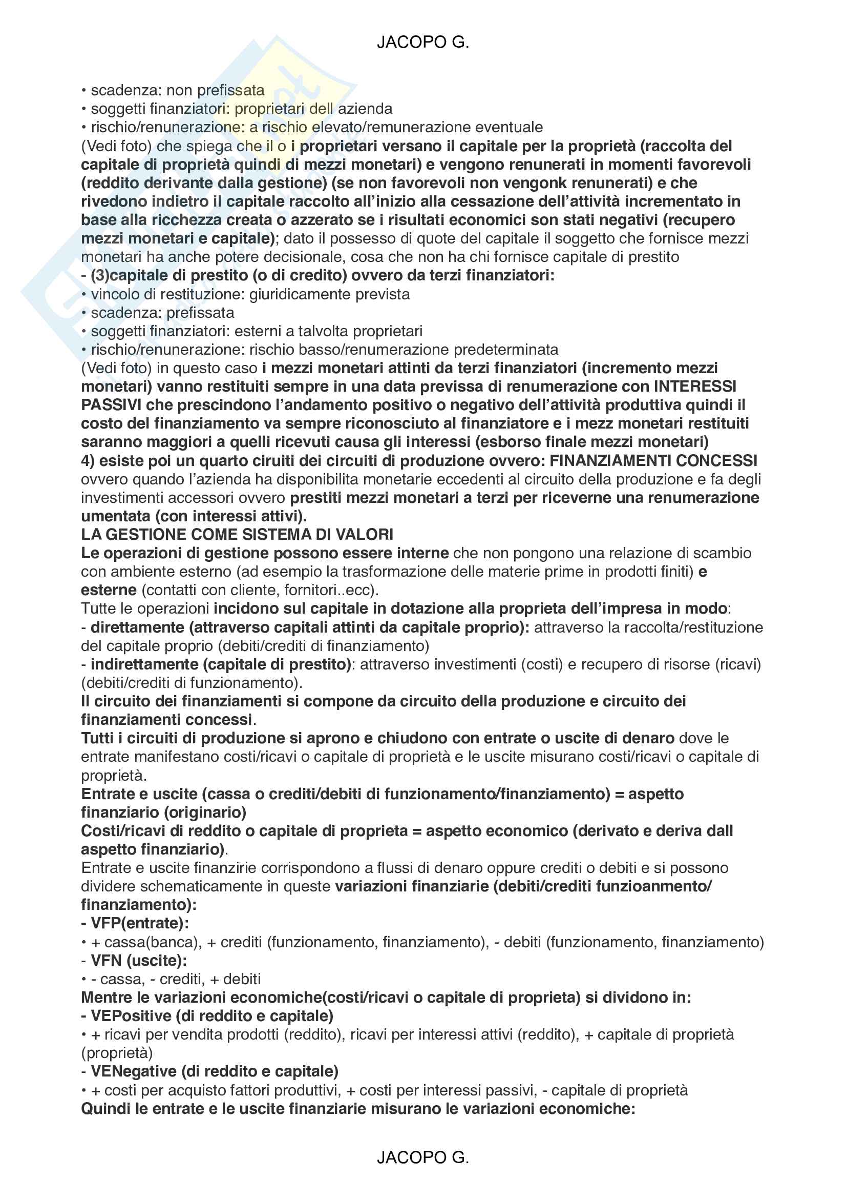 Riassunto Economia aziendale Pag. 6