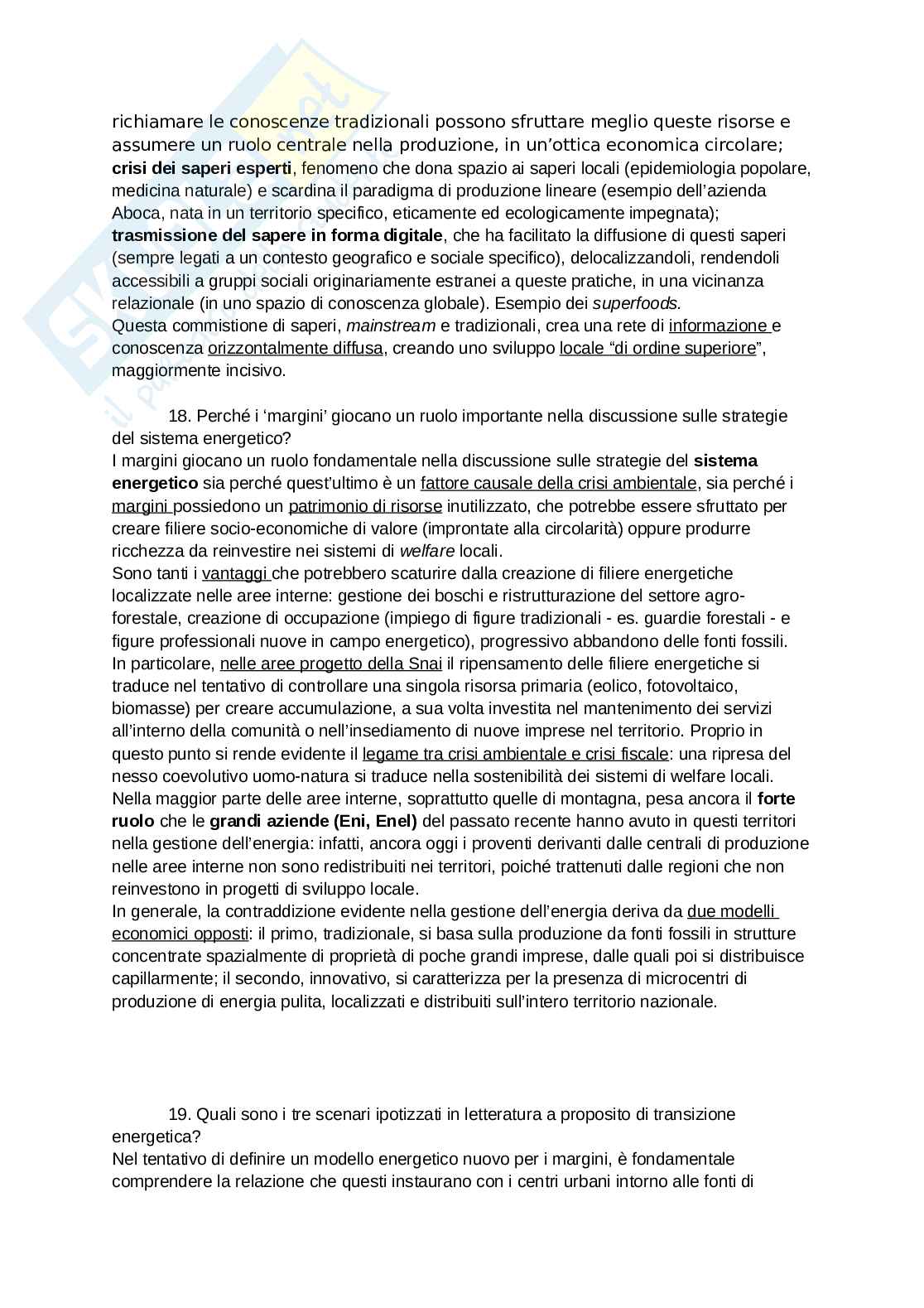 Riassunto esame Sociologia dello sviluppo, Prof. Borghi Vando, libro consigliato Modernizzazione, Martinelli; Perle, pirati e sognatori,Carrino; I margini al centro, Carrosio, Alberto Martinelli, Luciano Carrino, Giovanni Carrosio Pag. 51