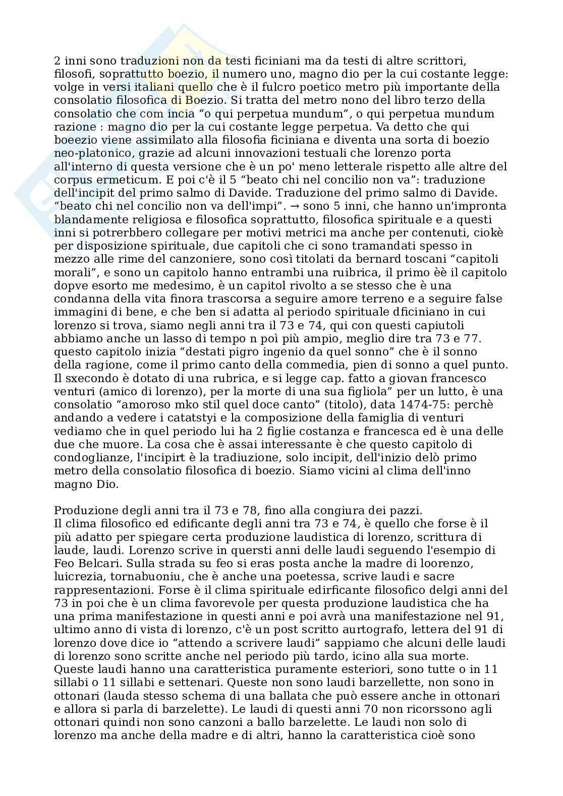 Appunti Letteratura italiana modulo II  - Seconda parte Pag. 46