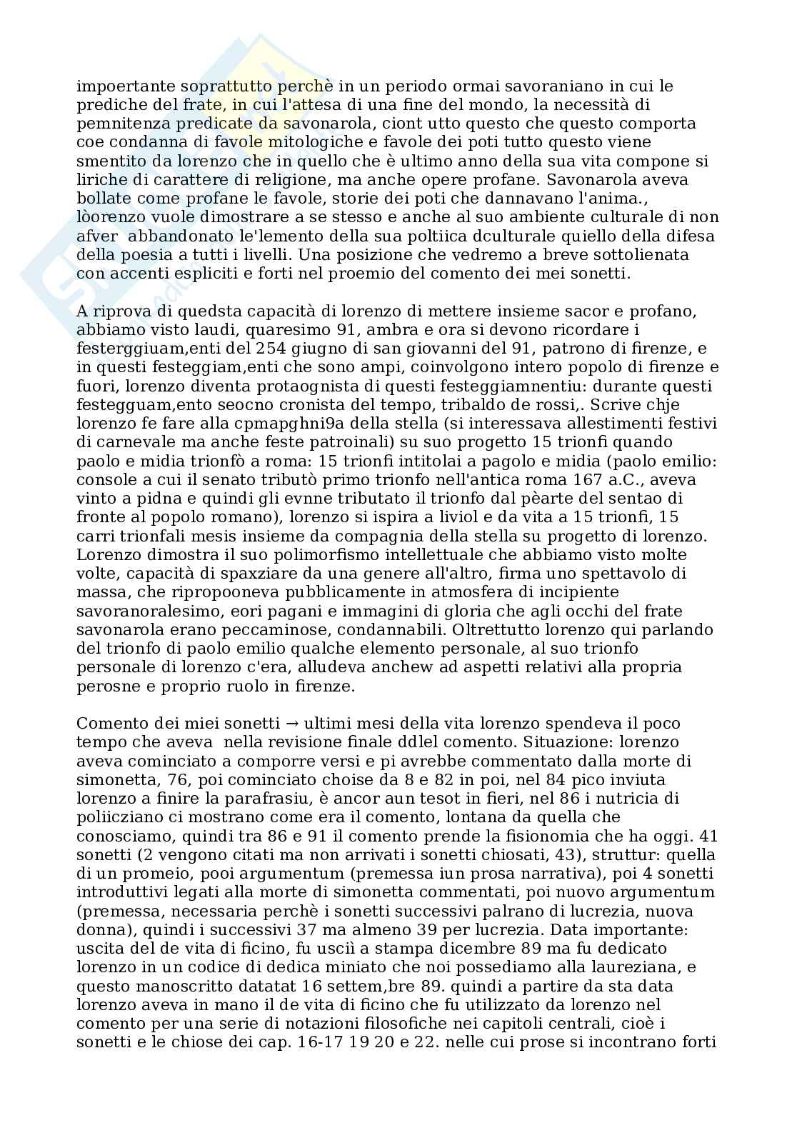 Appunti Letteratura italiana modulo II  - Seconda parte Pag. 91