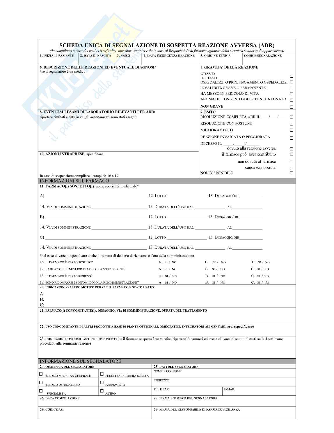 Farmacovigilanza Pag. 16