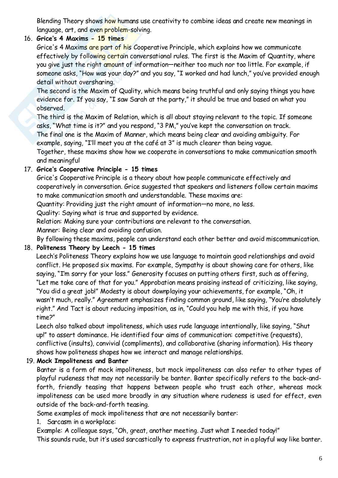 Domande Lingua e traduzione inglese 4 Pag. 6