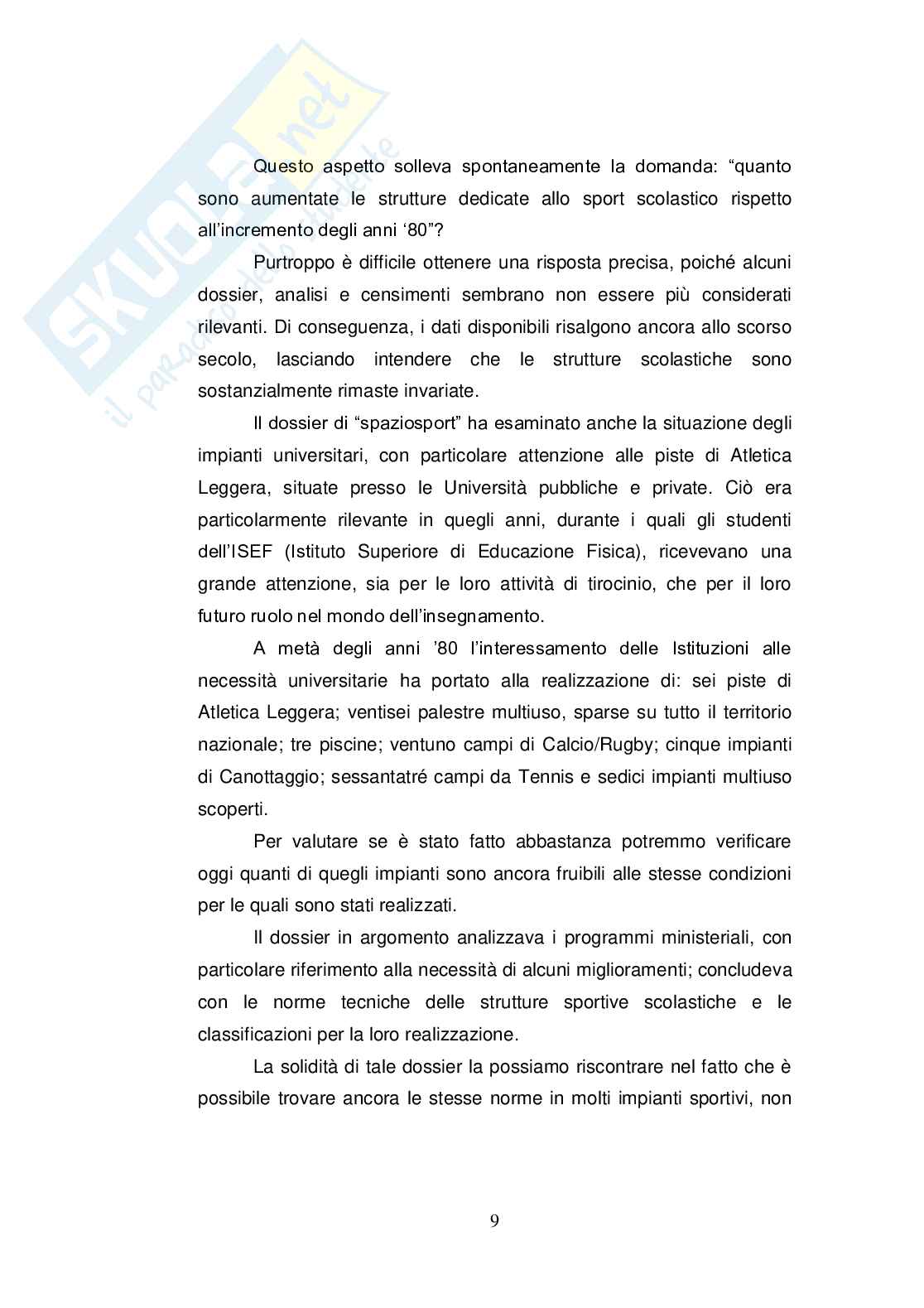 Quando il mondo scolastico entra in un impianto sportivo: considerazioni in materia di istruzione, sicurezza e sport Pag. 16