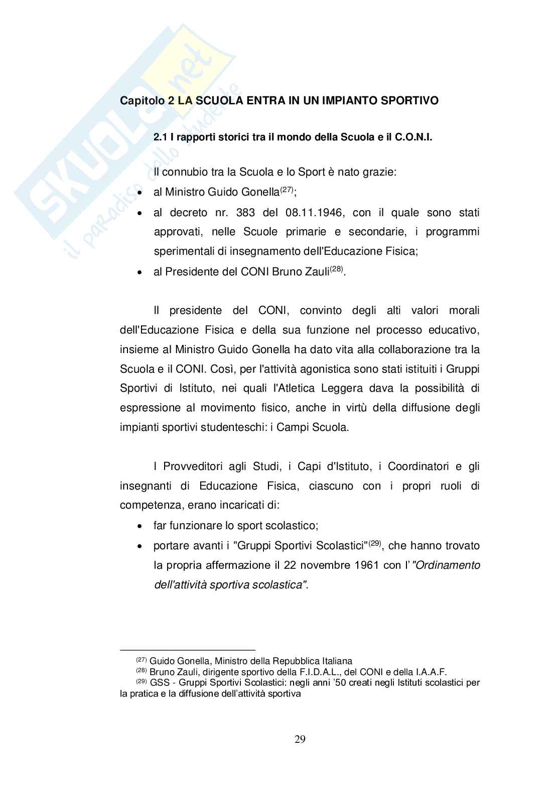 Quando il mondo scolastico entra in un impianto sportivo: considerazioni in materia di istruzione, sicurezza e sport Pag. 36