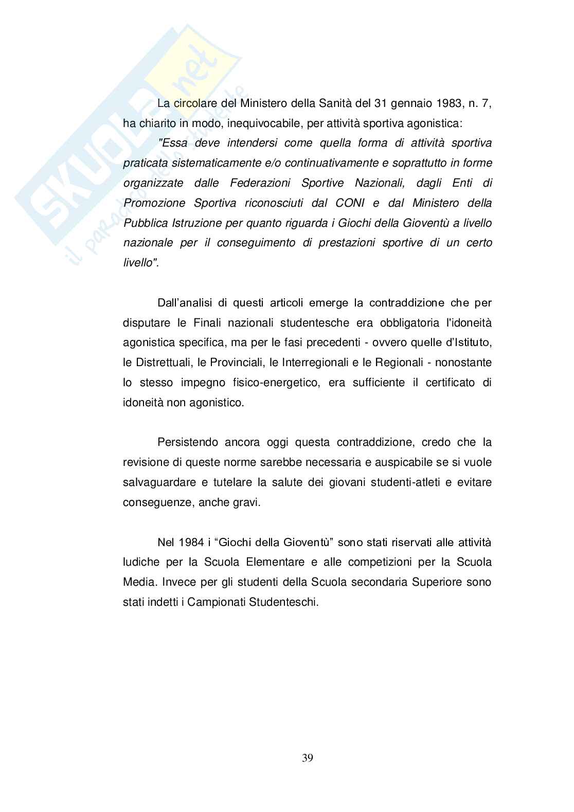 Quando il mondo scolastico entra in un impianto sportivo: considerazioni in materia di istruzione, sicurezza e sport Pag. 46