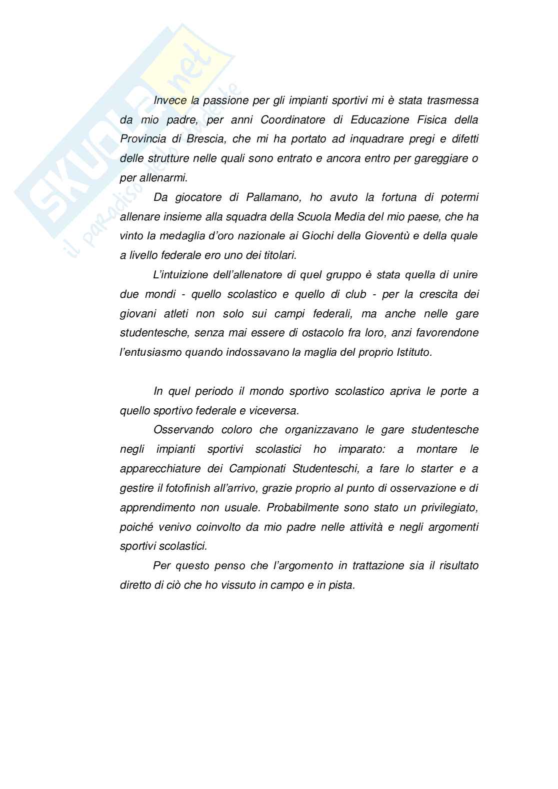 Quando il mondo scolastico entra in un impianto sportivo: considerazioni in materia di istruzione, sicurezza e sport Pag. 6