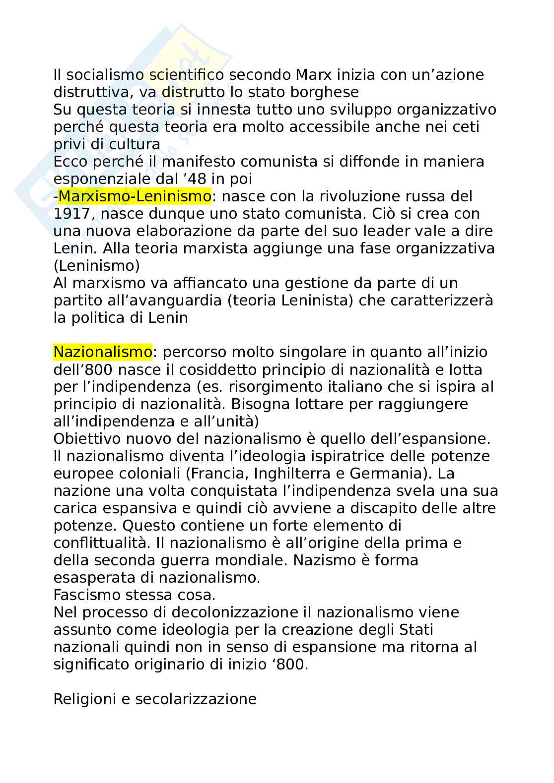 Appunti Modulo Storia contemporanea Pag. 16