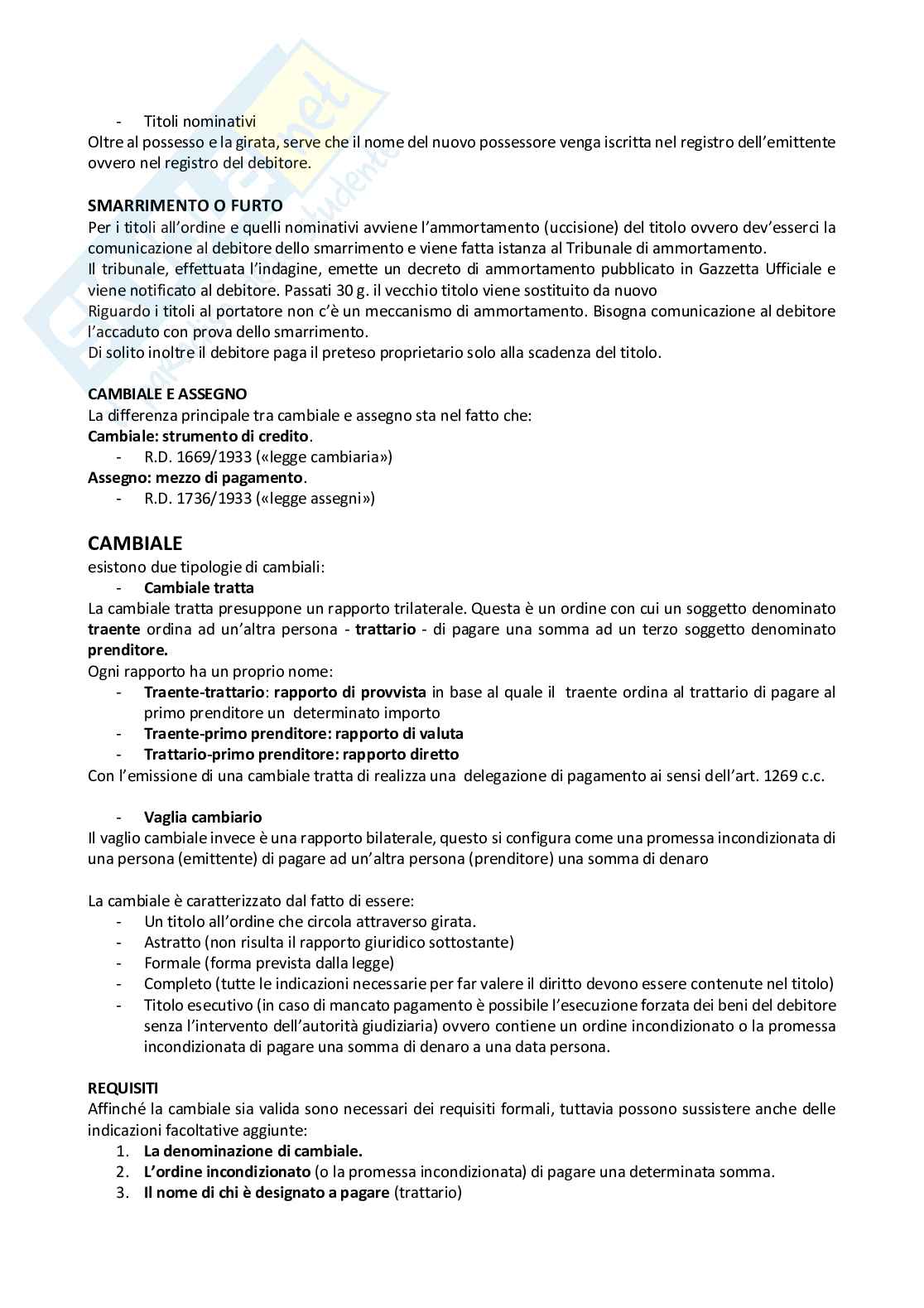 Diritto privato e commerciale   Pag. 56