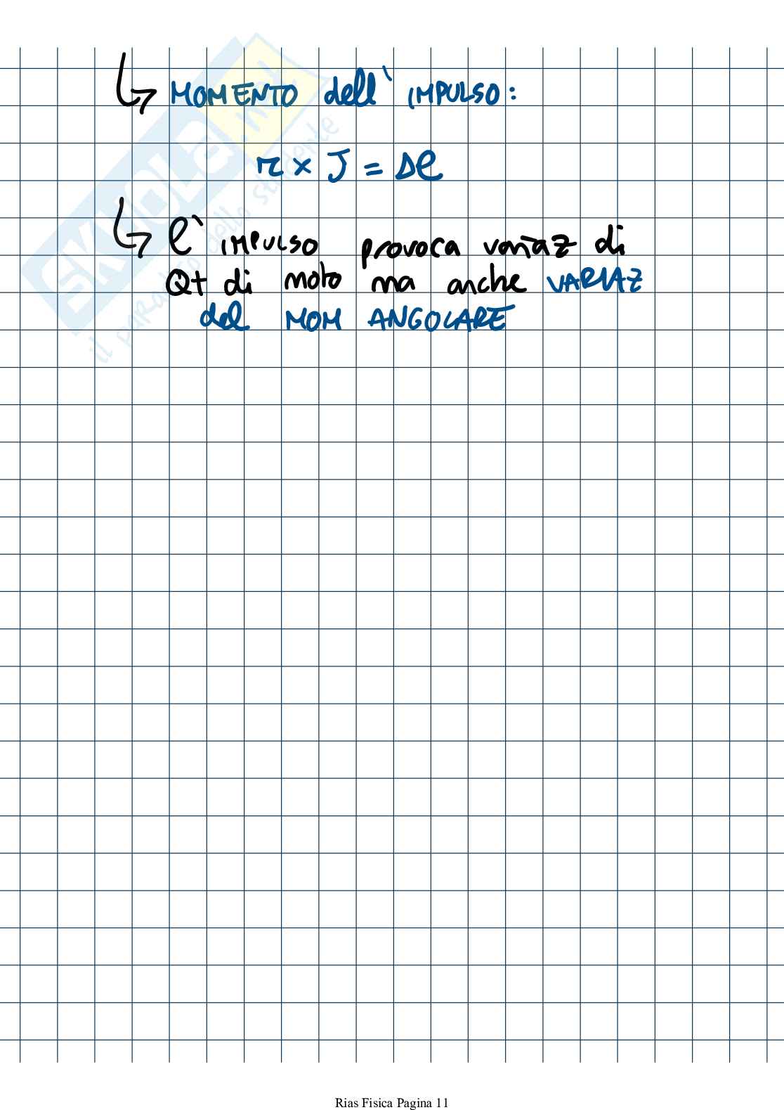 Appunti di Fisica 1 sul corpo rigido  Pag. 11