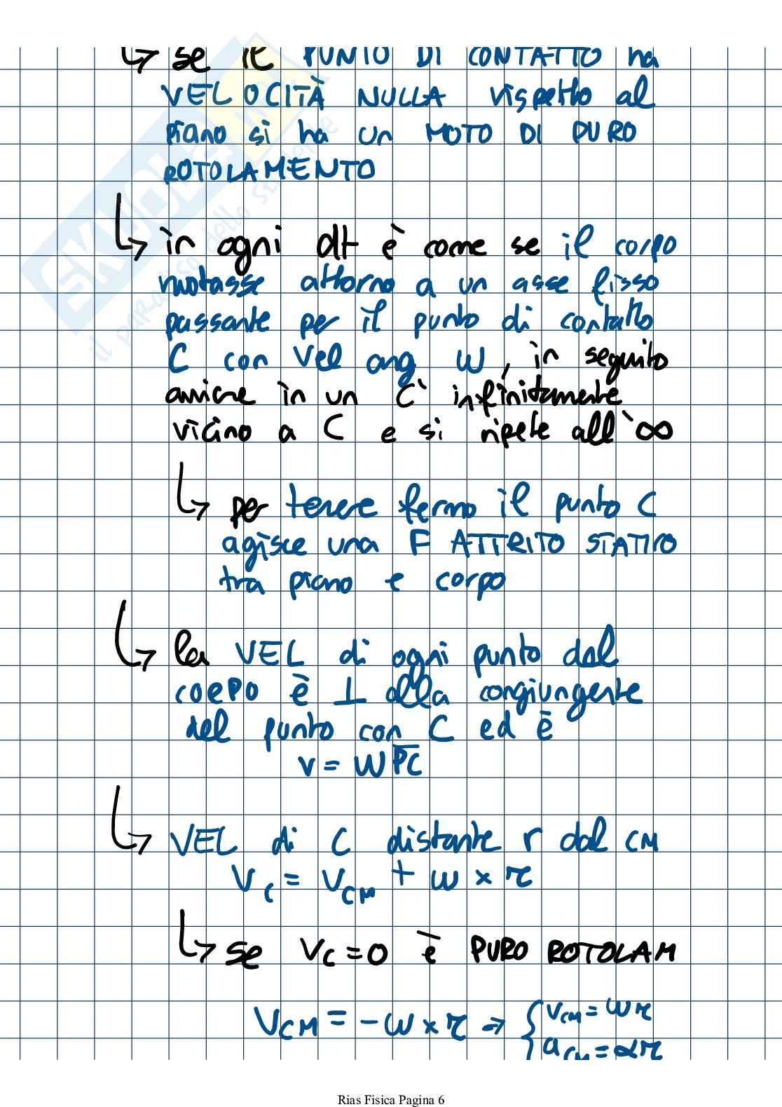 Appunti di Fisica 1 sul corpo rigido  Pag. 6