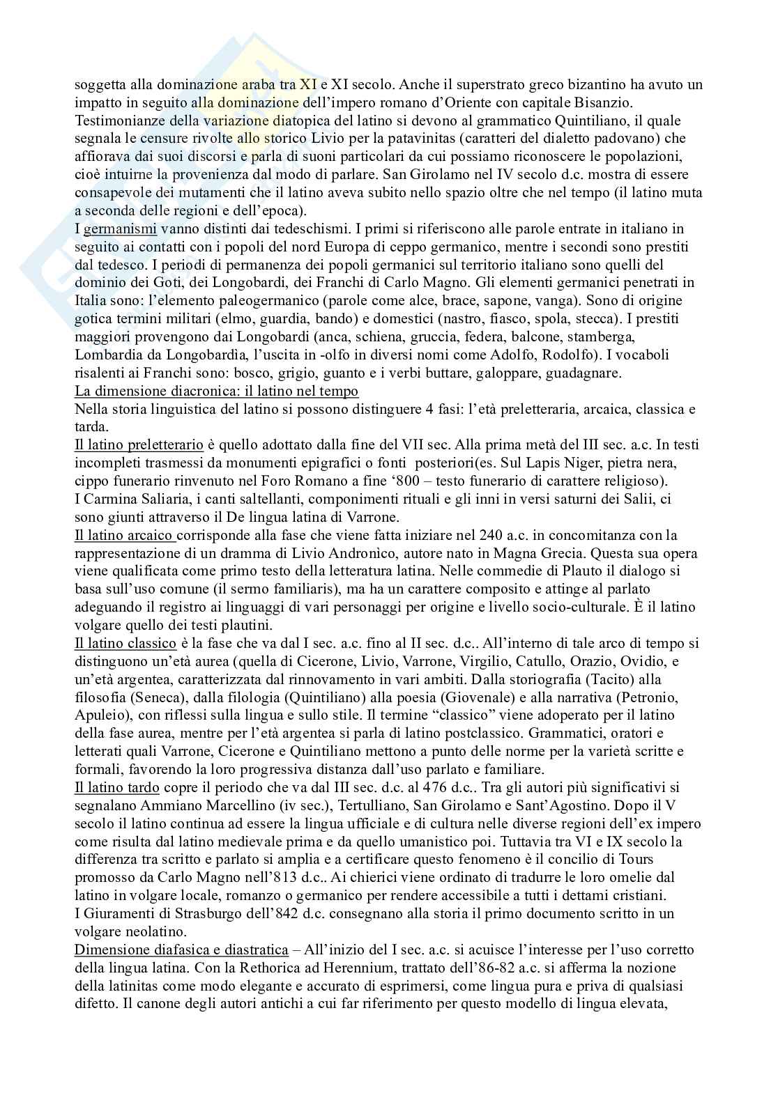 Linguistica italiana Pag. 6