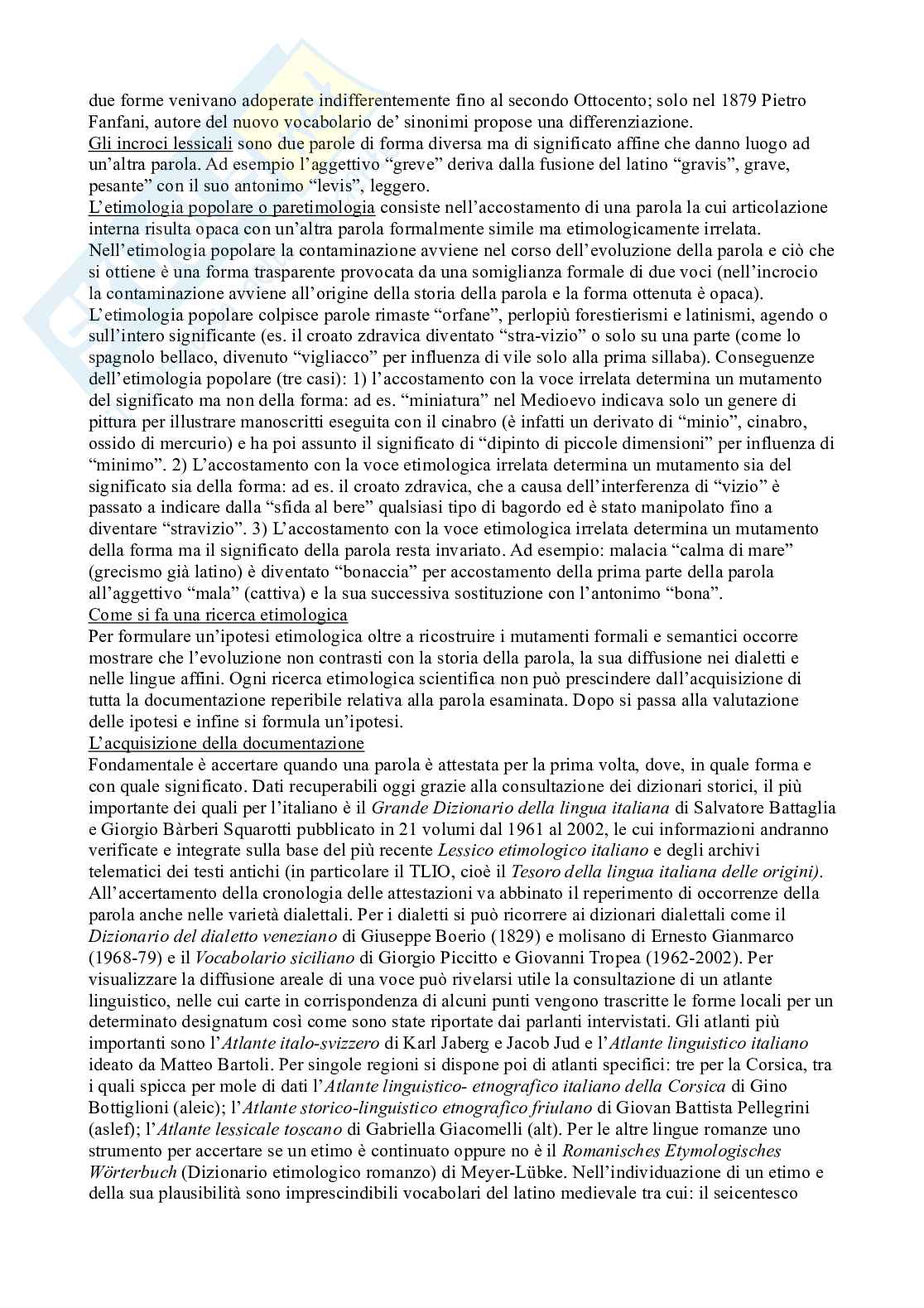 Linguistica italiana Pag. 61