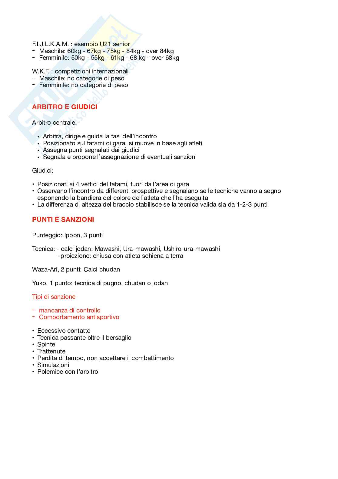 Appunti teoria Karate Pag. 11