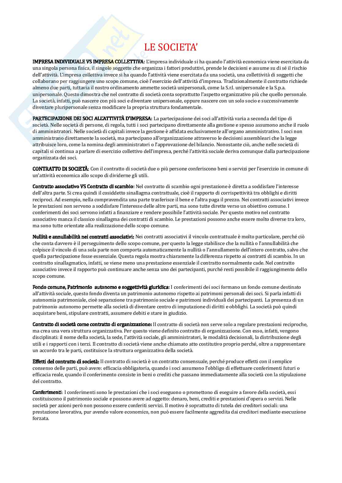 Società di persone  Pag. 1
