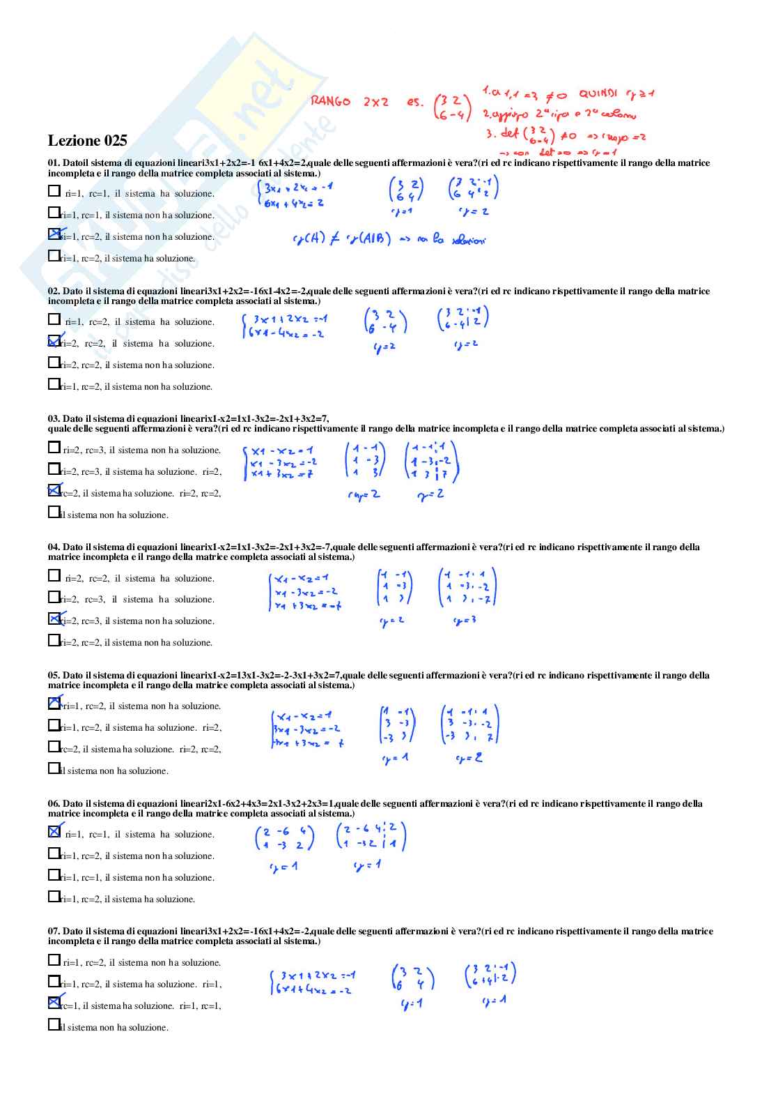 Geometria – Raccolta completa risposte (Fuori Paniere aperte e chiuse + Paniere ufficiale chiuse) – A.A. 2025/2026 Pag. 41