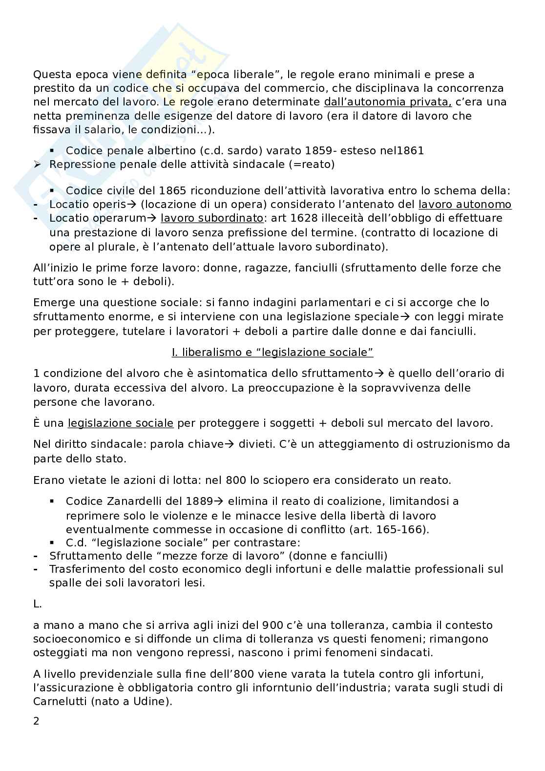 Diritto del lavoro Pag. 2