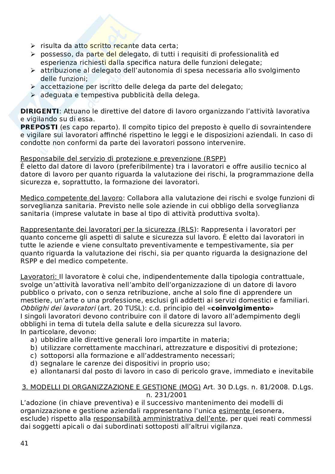 Diritto del lavoro Pag. 41
