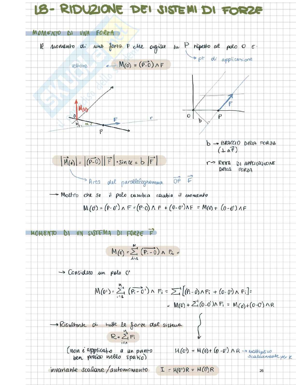 Meccanica razionale Pag. 26
