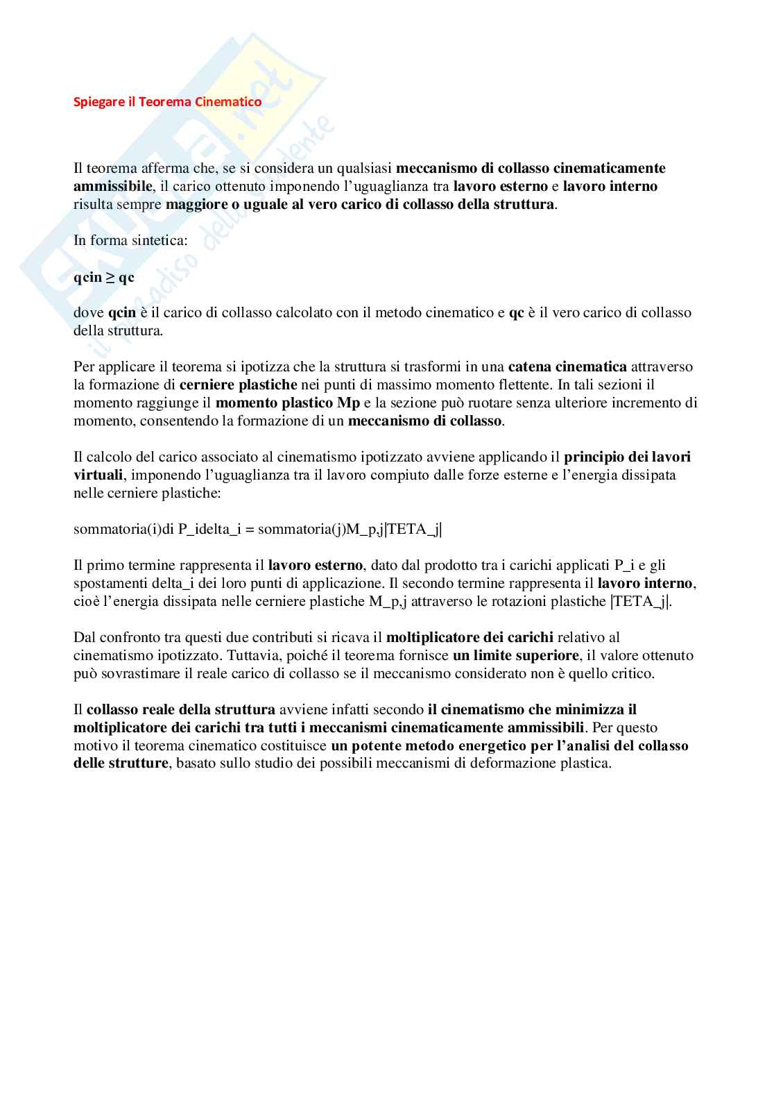 Paniere risposte aperte Teoria delle strutture Pag. 16