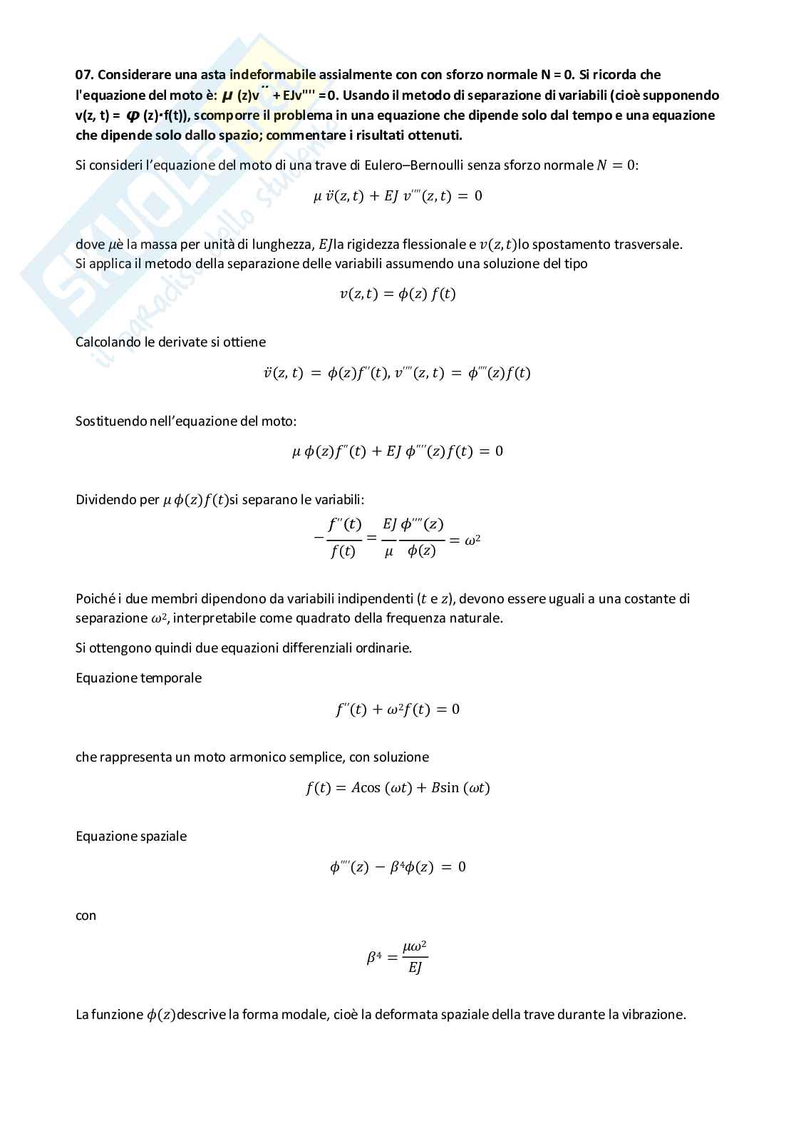 Paniere risposte aperte Teoria delle strutture Pag. 41