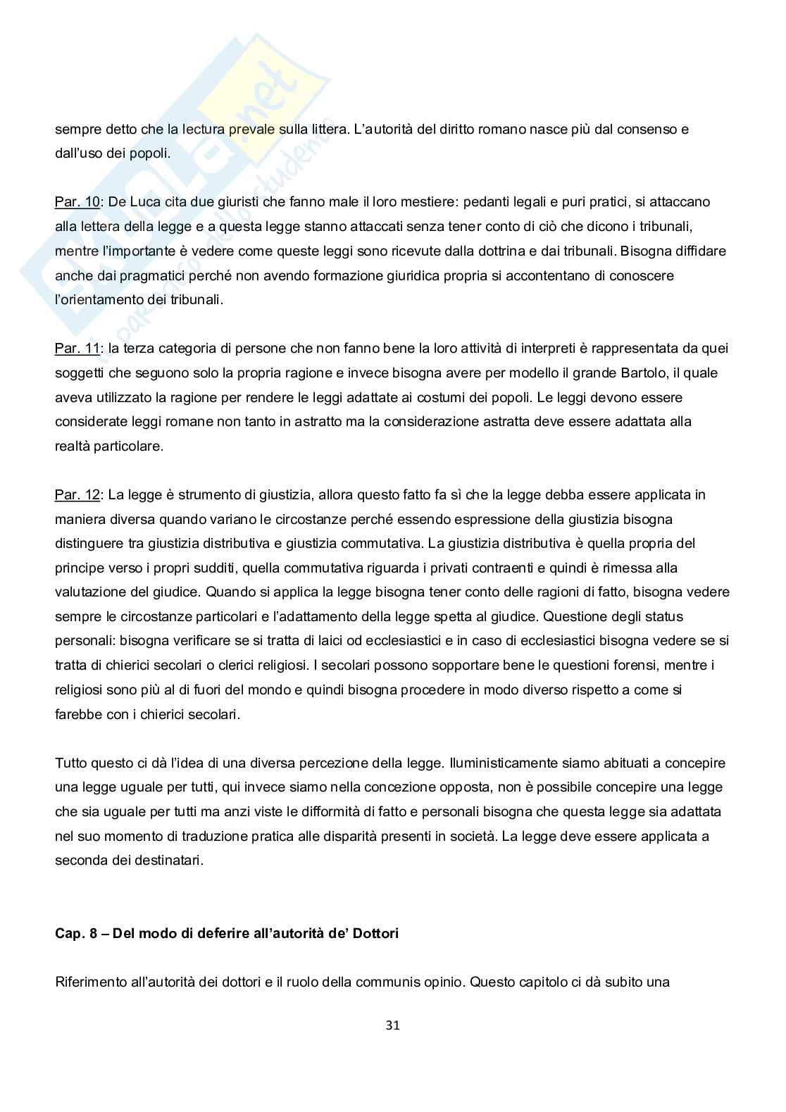 STORIA DEL DIRITTO II A.A. 2017/2018 Pag. 31