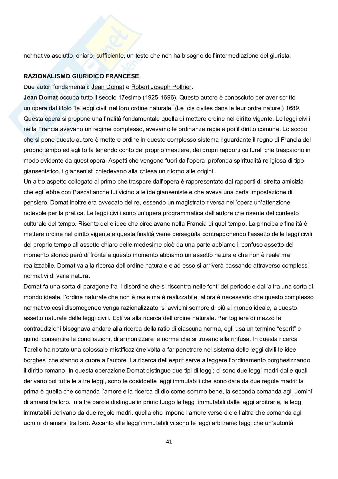 STORIA DEL DIRITTO II A.A. 2017/2018 Pag. 41