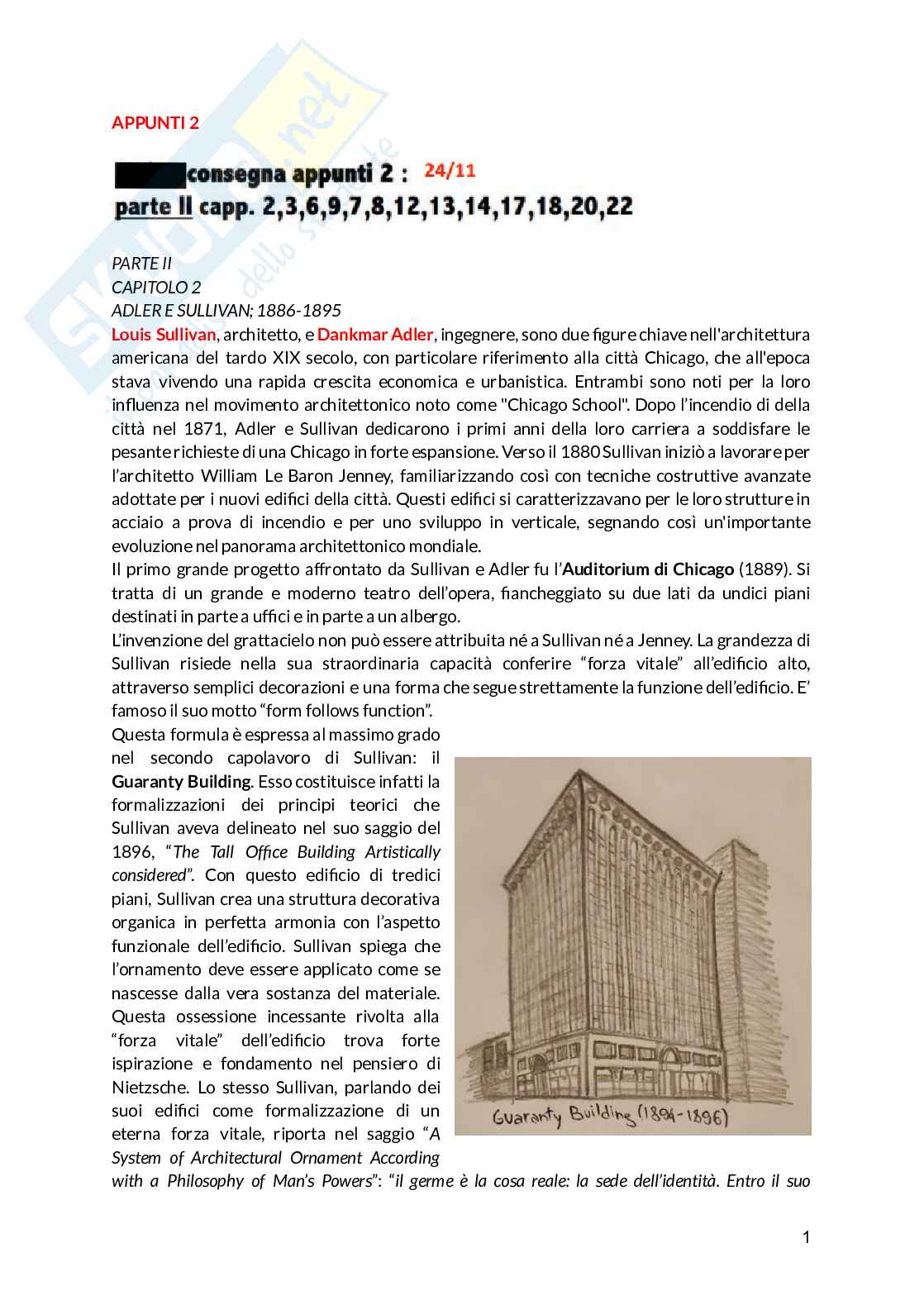 Consegna appunti  A2 Frampton storia dell'architettura (Michela Comba) - parte 2 Pag. 1