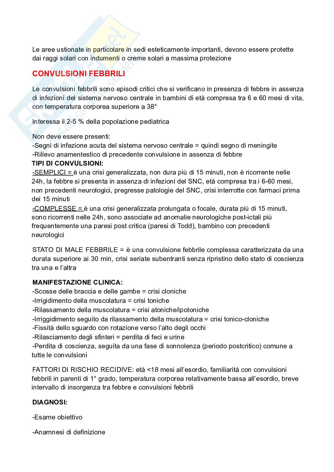Pediatria per infermieristica  Pag. 51