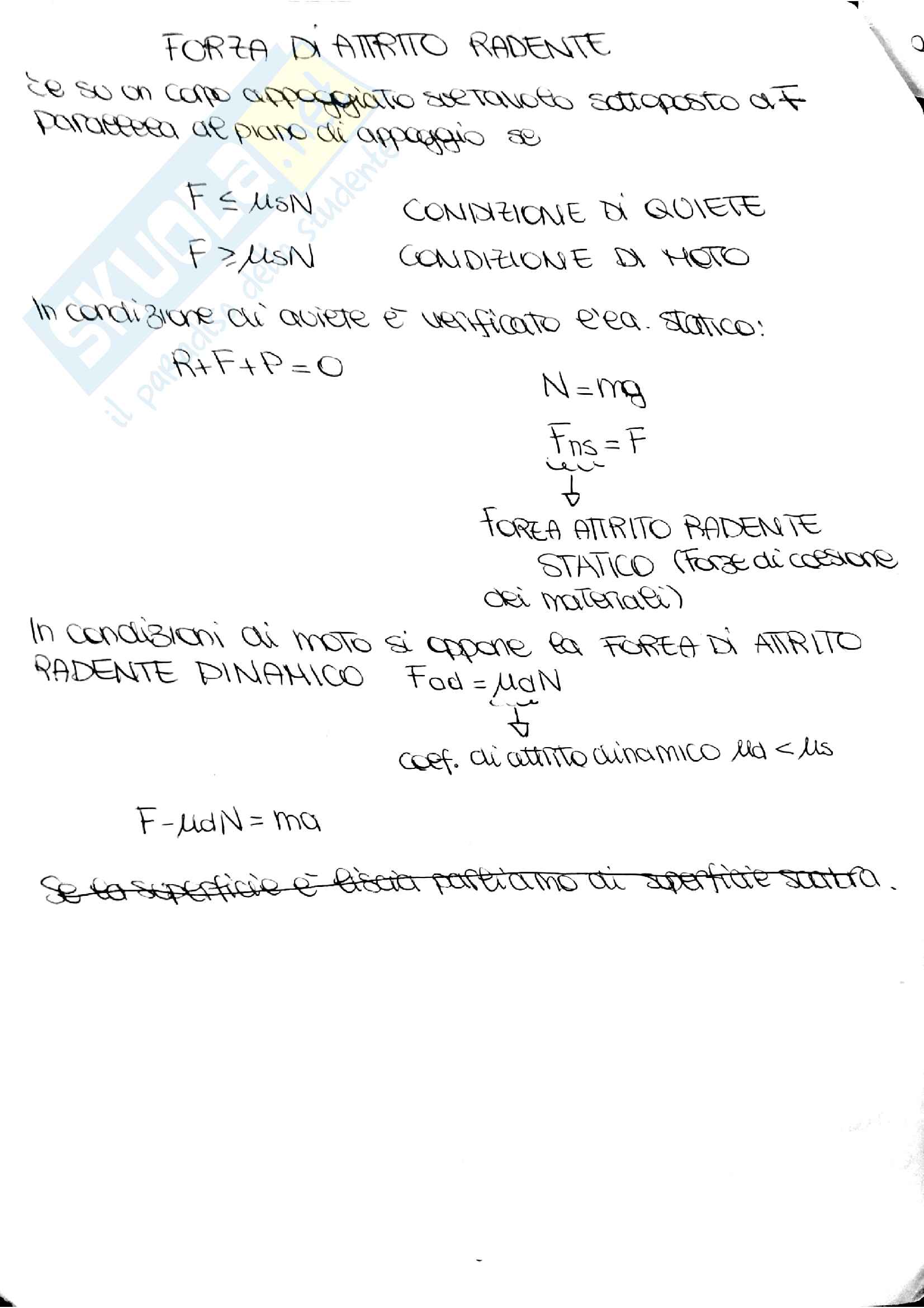 Appunti con dimostrazioni e spiegazioni di Fisica 1 Pag. 16