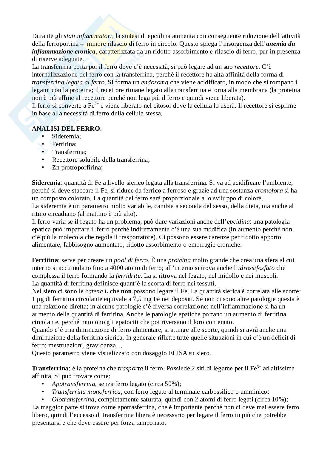 Appunti di Biochimica medica applicata alla nutrizione Pag. 81