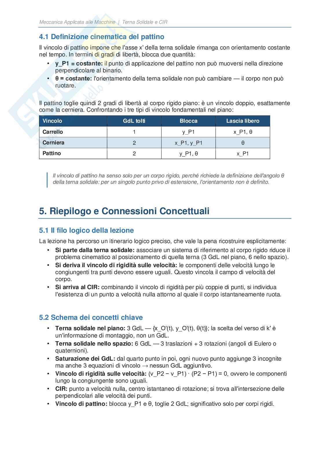 Meccanica applicata alle macchine Pag. 6