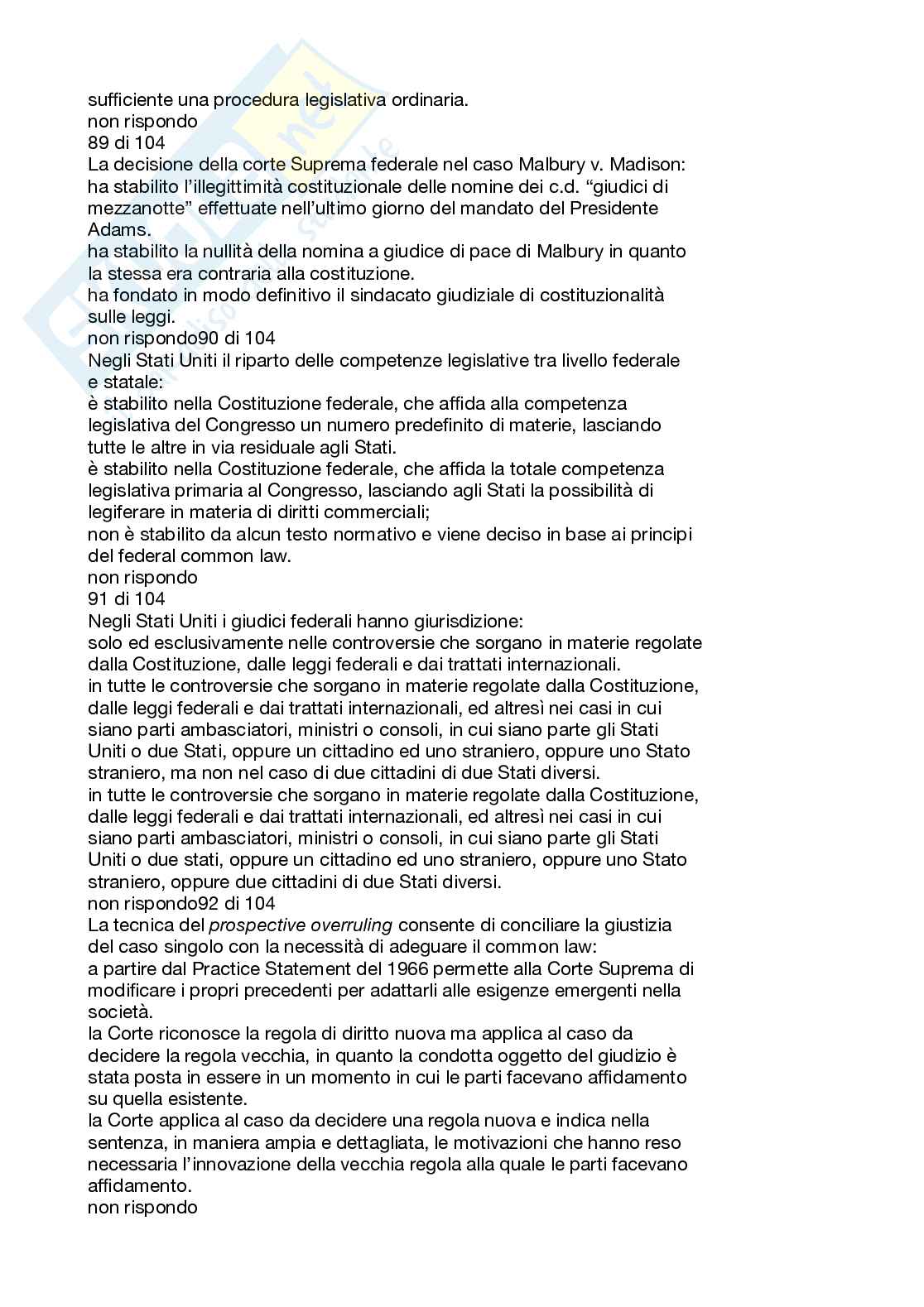 Crocette svolte Sistemi giuridici comparati Pag. 21