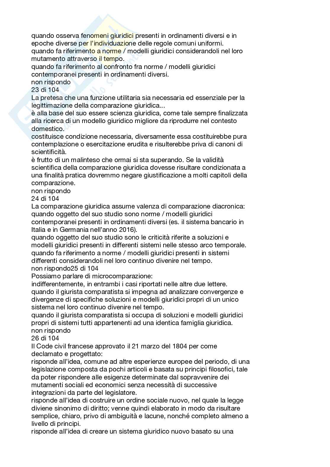 Crocette svolte Sistemi giuridici comparati Pag. 6
