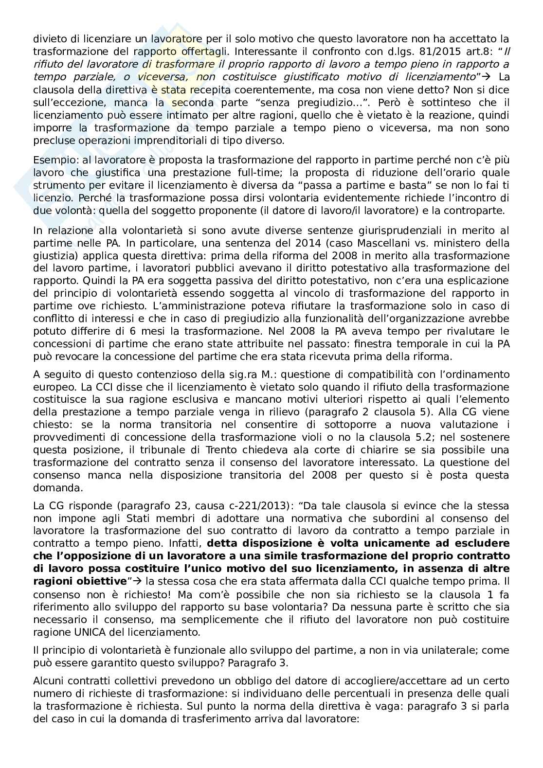 Diritto comunitario del lavoro Pag. 31
