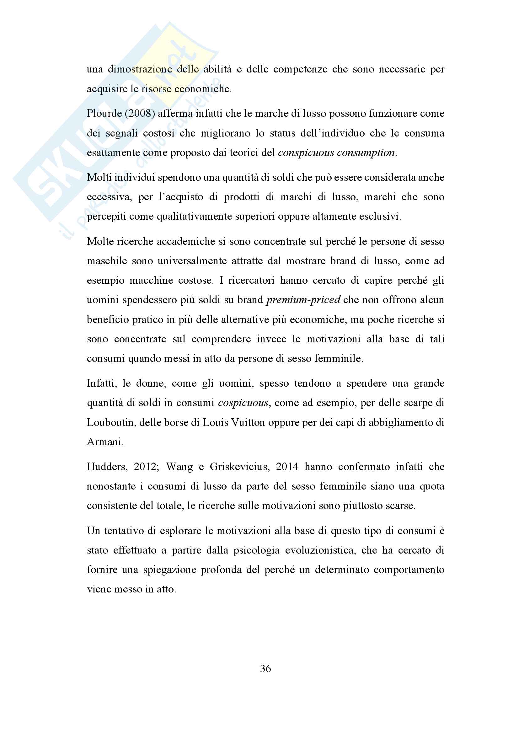 Tesi di laurea magistrale - I millennials e il lusso Pag. 36