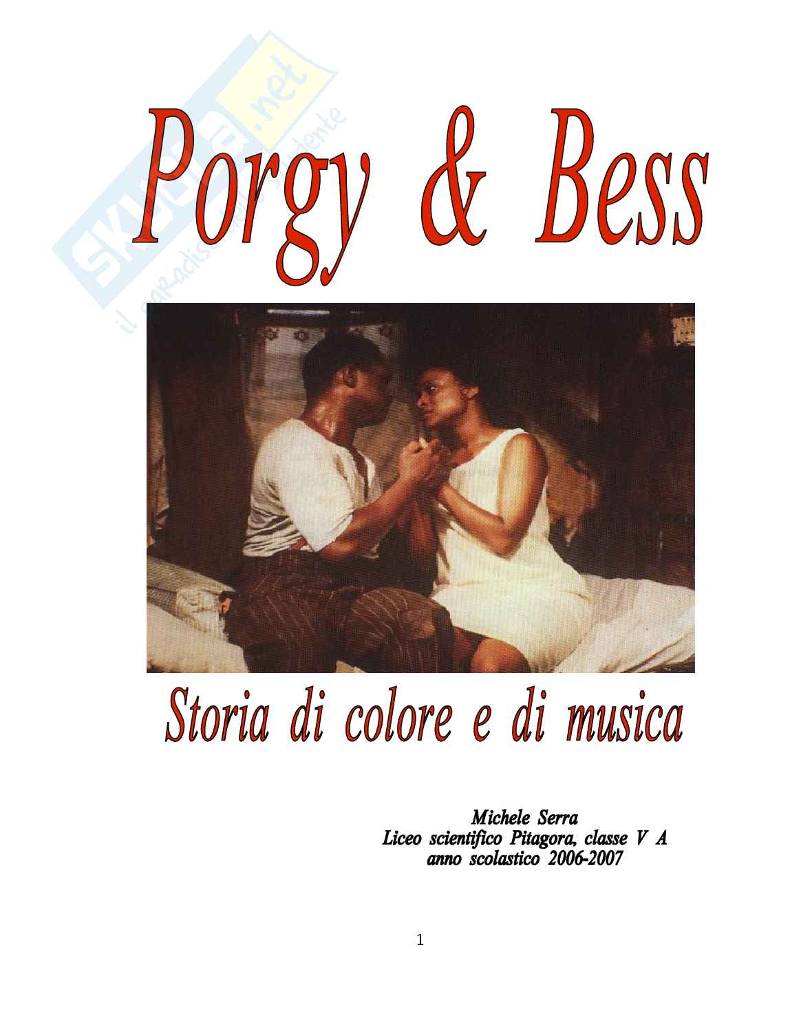 Porgy & Bess. Storia di colore e di musica Pag. 1