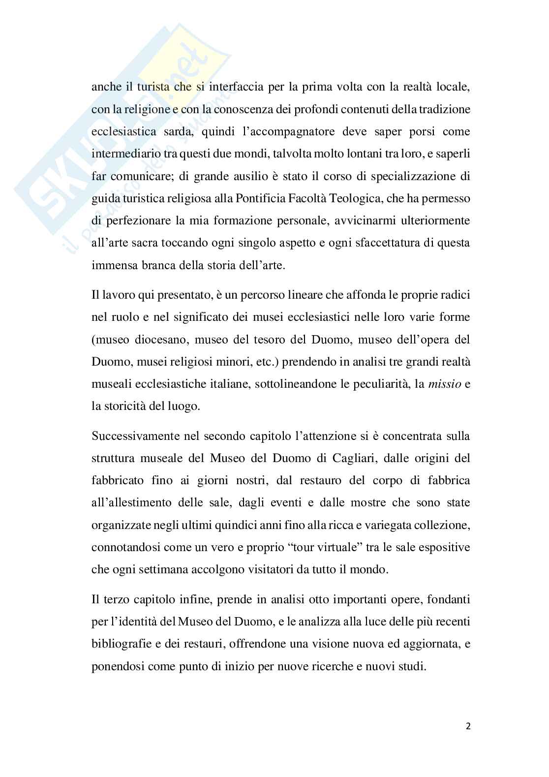 Tesori tra arte e fede. Un percorso tra le opere del museo del Duomo di Cagliari  Pag. 6