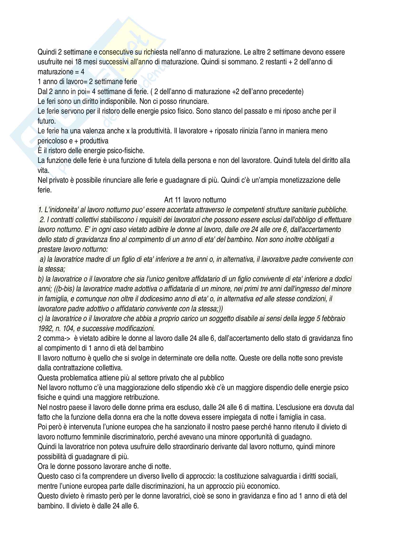 Riassunto diritto del pubblico impiego Pag. 36
