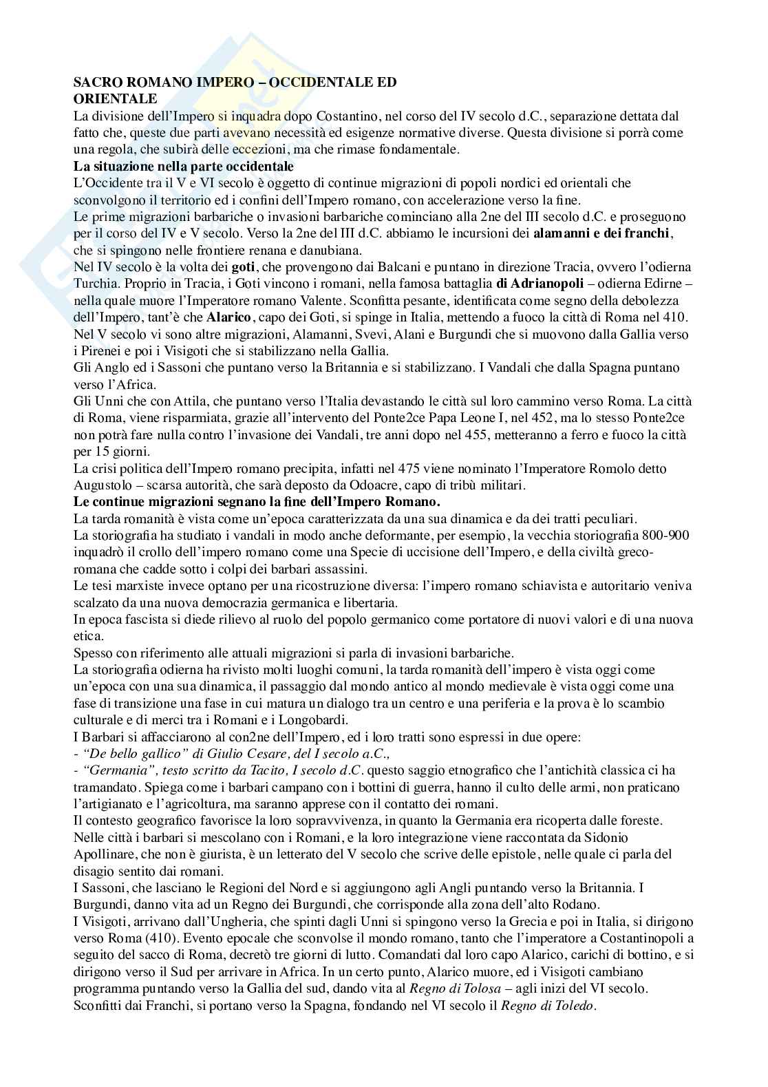 Appunti di Storia del diritto italiano Pag. 1
