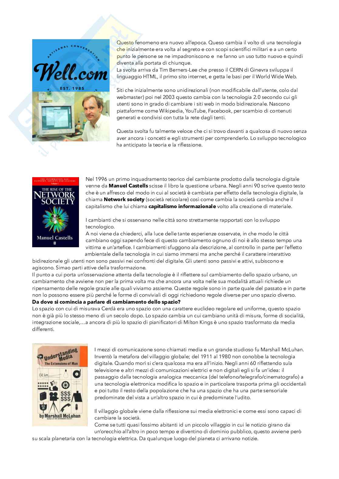 Riassunto esame Urbanistica, Prof. Gaeta Luca, libro consigliato Il primo libro di Urbanistica, Gaeta Pag. 2