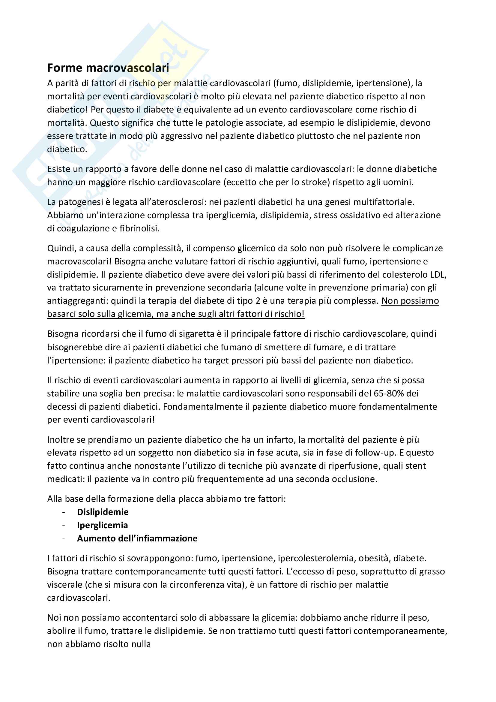 Complicanze Croniche del Diabete Pag. 11