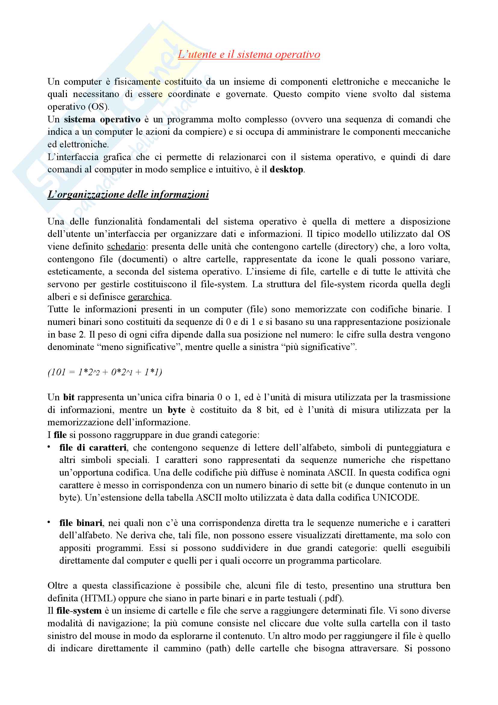 Informatica per l'impresa Pag. 1