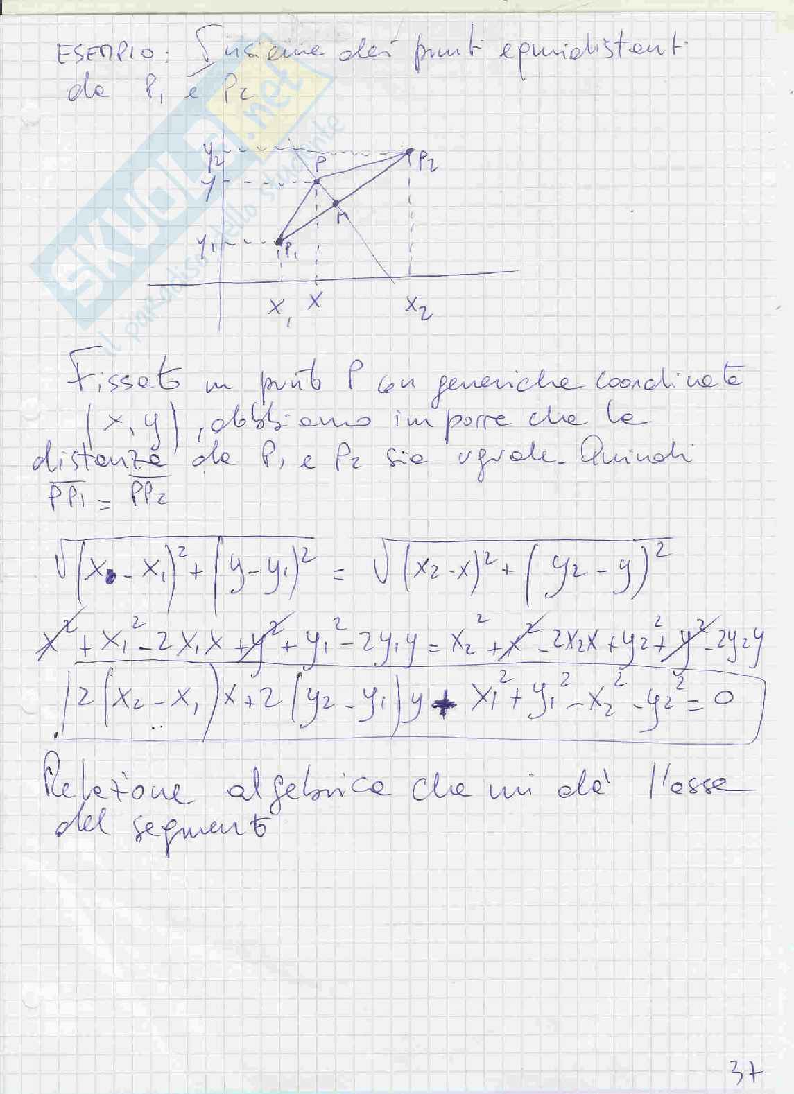 Il piano cartesiano. Sottoinsiemi del piano Pag. 11