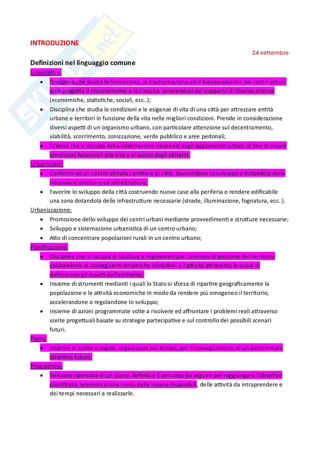 Tecnica urbanistica Pag. 2